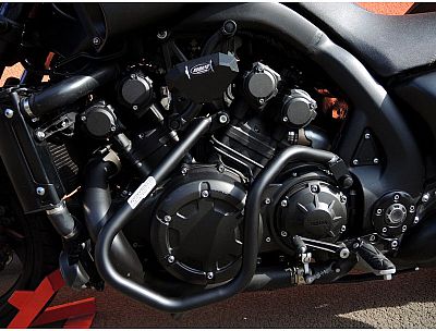RD Moto Yamaha V-Max 1700, Sturzbügel oben/unten - Schwarz von RD Moto