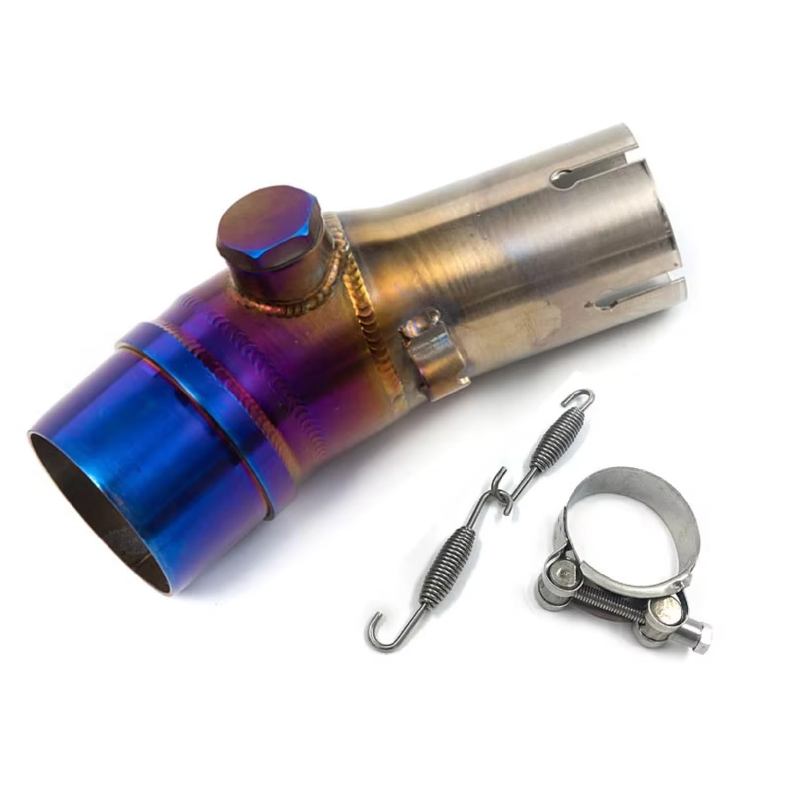 Motorrad Auspuff Mit Für ER6N Für ER6F Motorrad-Auspuff-Mittelverbindungsrohr Für Escape-Schalldämpfer-Adapter 51 Mm Für Verbindungsrohr Motorrad-Auspuff-Entlüftungsverbindungsrohr(Multi-colored) Motorrad Auspuff Mit Für ER6N Für ER6F Motorrad-Auspuff-Mittelverbindungsrohr Für Escape-Schalldämpfer-Adapter 51 Mm Für Verbindungsrohr Motorrad-Auspuff-Entlüftungsverbindungsrohr(Multi-colored) von RDEQKIVZ
