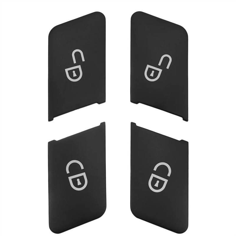 RDEQKIVZ Auto Aufkleber Kompatibel Mit Benz Für E Class Für W212 2010 2011 2012 2013 2014 2015 Autotürschloss-Entriegelungsknopfschalter Paillettenabdeckung Zieraufkleber(Black) von RDEQKIVZ