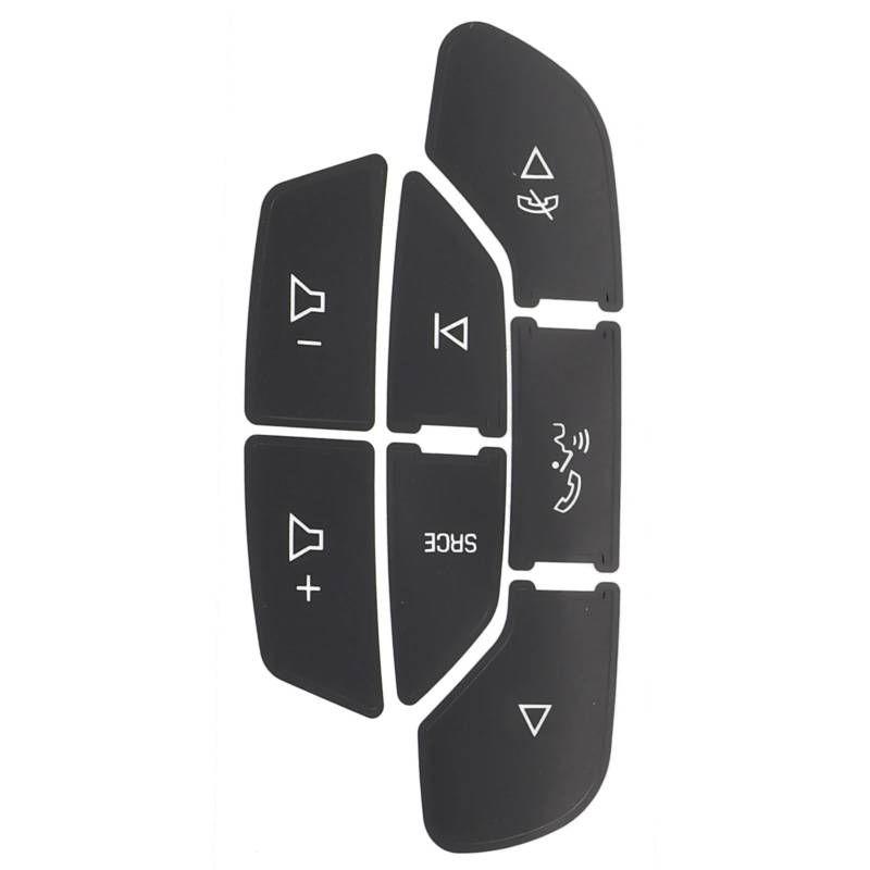 RDEQKIVZ Auto Aufkleber Kompatibel Mit Chevrolet Für Yukon 2007 2008 2009 2010 2011 2012 2013 2014 Knopfaufkleber-Reparaturset Control Dash-Knopfaufkleber von RDEQKIVZ