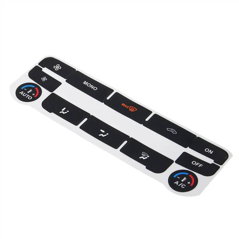 RDEQKIVZ Auto Aufkleber Kompatibel Mit Ford Für Mondeo Autoknopf-Reparaturaufkleber Fahrzeug-Innendekor-Zubehör Auto-Innenaufkleber Und -Abziehbilder Schalter-Etiketten-Set von RDEQKIVZ