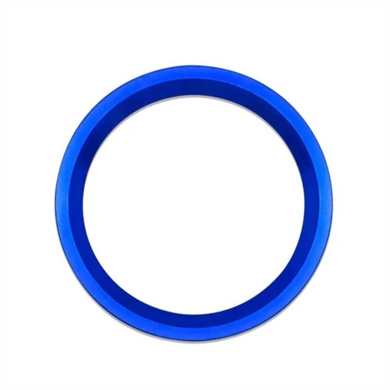 RDEQKIVZ Auto Aufkleber Kompatibel Mit Für Q5 8R 2009 2010 2011 2012 2013 2014 2015 2016 2017 Auto-Styling Zündung Start Motor Stoppknopf Ring Aufkleber(Start Ring Blue) von RDEQKIVZ