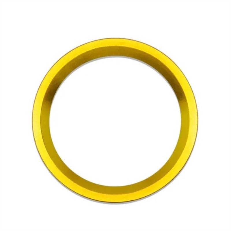 RDEQKIVZ Auto Aufkleber Kompatibel Mit Für Q5 8R 2009 2010 2011 2012 2013 2014 2015 2016 2017 Auto-Styling Zündung Start Motor Stoppknopf Ring Aufkleber(Start Ring Gold) von RDEQKIVZ