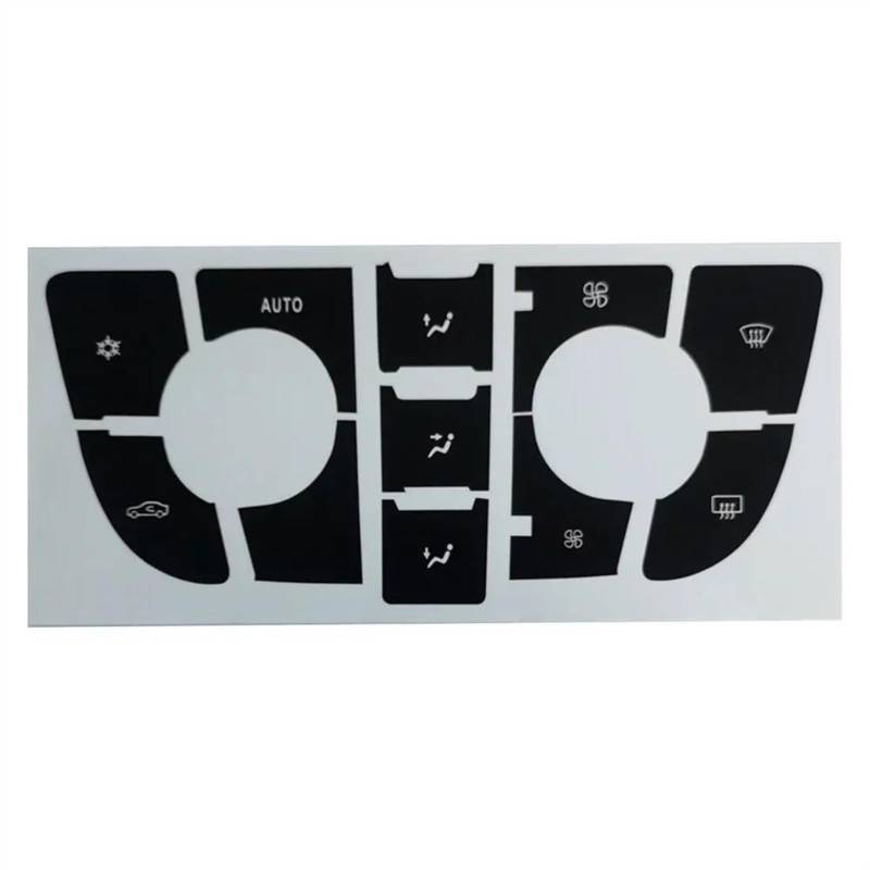 RDEQKIVZ Auto Aufkleber Kompatibel Mit Opel Für GTC 2009 2010 2011 2012 2013 2014 2015 Auto-Innendekoration Armaturenbrett-Knopf-Reparatursatz Schalter-Etikettensatz von RDEQKIVZ