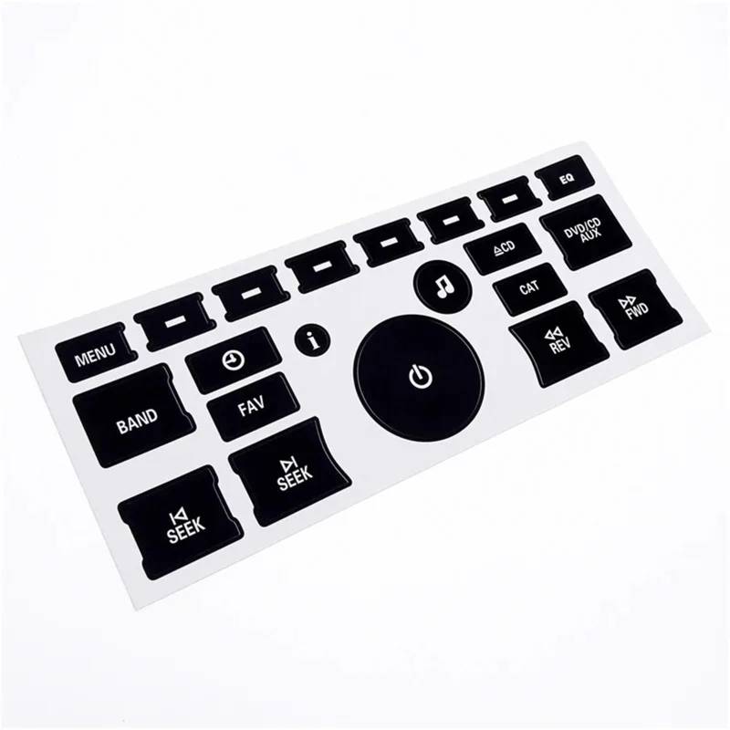 RDEQKIVZ Auto Aufkleber Kompatibel Mit Saturn Für Outlook XR 2010 2011 2012 Auto Radio Armaturenbrett Control Button Reparatur Abziehbilder Innenraum Zubehör Dekorativ von RDEQKIVZ
