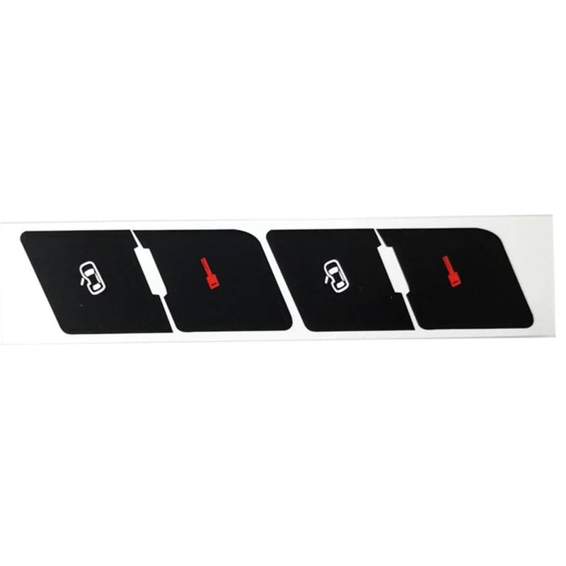 RDEQKIVZ Auto Aufkleber Kompatibel Mit VW Für B6 Multifunktions-Tastenaufkleber Autoknopf-Reparaturaufkleber Autoinnenraum-Tasten-Reparaturaufkleber-Kit Schalteretiketten-Kit von RDEQKIVZ