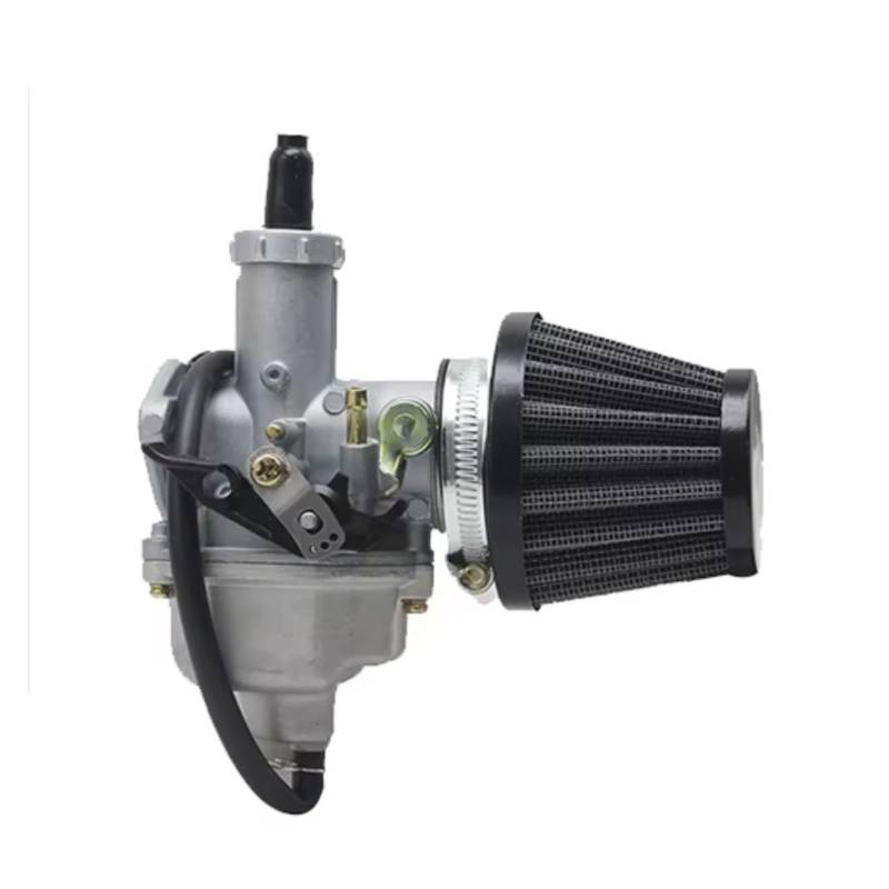 RDEQKIVZ Motor Vergaser Für GY6 Carb PZ26 PZ27 PZ30 Motorrad Vergaser Luftfilter Set Auto/Hand Choke Hebel Universal Zubehör Ersetzen Upgrade Teile(26mm Hand) von RDEQKIVZ