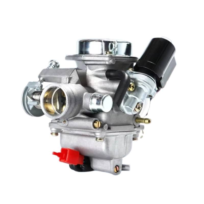 RDEQKIVZ Motor Vergaser Für GY6 Für 125cc 150cc 4 Takt 152QMI 152QMJ 157QMI 157QMJ Motor Choke Motorrad ATV Go Karts Roller Carb Ansaugkrümmer Vergaser von RDEQKIVZ