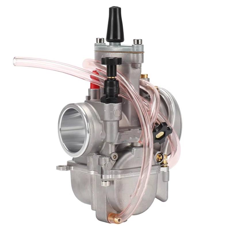 RDEQKIVZ Motor Vergaser Für PWK 24 26 28 30 32 34mm Vergaser Für 2T 4T Universal Motorrad ATV Quad Go Kart Dirt Bike Scooter Motocross Zubehör(Manual 34mm) von RDEQKIVZ