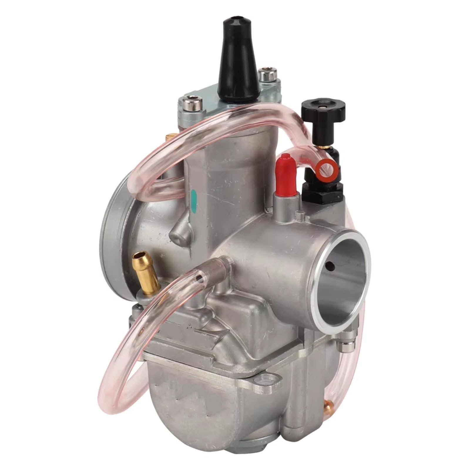 RDEQKIVZ Motor Vergaser Für PWK 24 26 28 30 32 34mm Vergaser Mit Power Jet Für 2T 4T ATV ​​Quad Go Kart Buggy 75-250cc Universal Motorrad Vergaser(30mm) von RDEQKIVZ
