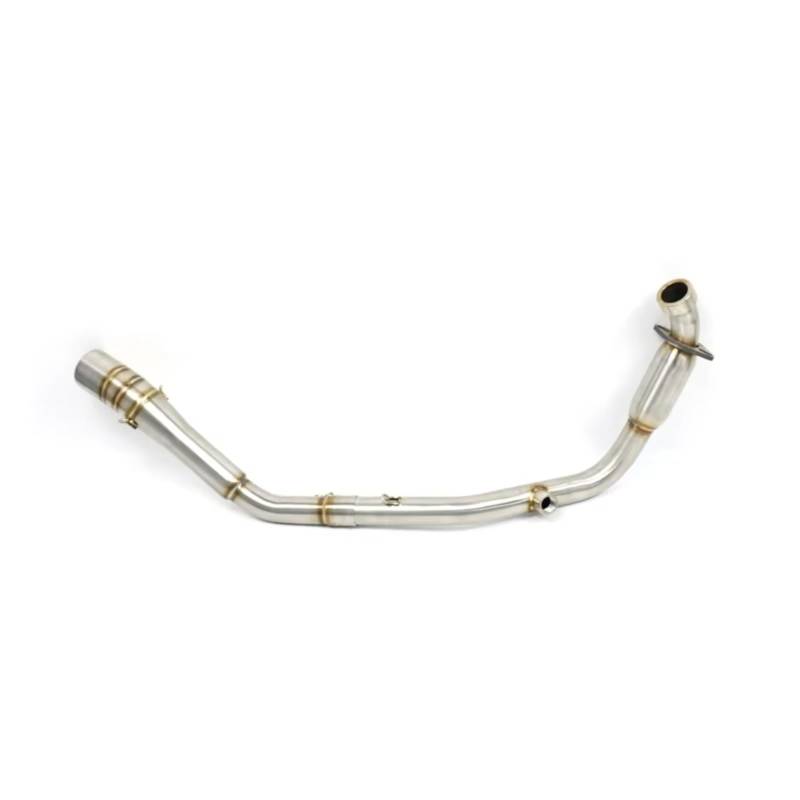 RDEQKIVZ Motorrad Auspuff Mit Kompatibel Mit Yamaha Für YZF Für Y16ZR Motorradauspuff Für Escape Motorrad Roller Schalldämpfer Edelstahl Front Link Pipe System von RDEQKIVZ