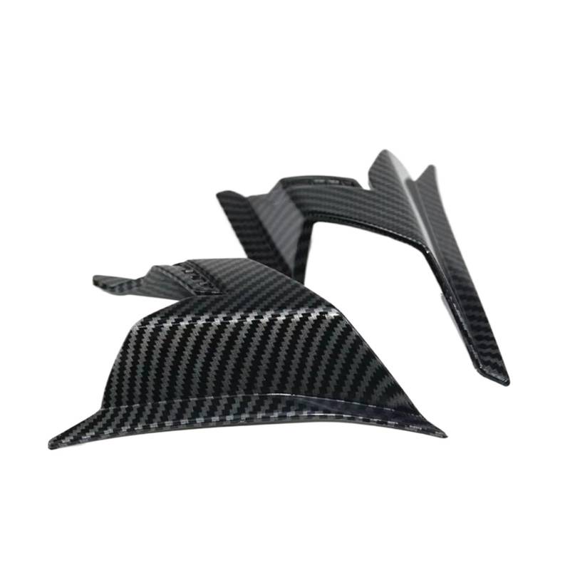 RDEQKIVZ Motorrad Winglets Für ADV160 2022 2023 Motorrad Dynamische Winglet Aerodynamische Körper Anti-Scratch Winglets Verkleidung Deflektor Spoiler Motorrad Zubehör(Carbon Fiber) von RDEQKIVZ