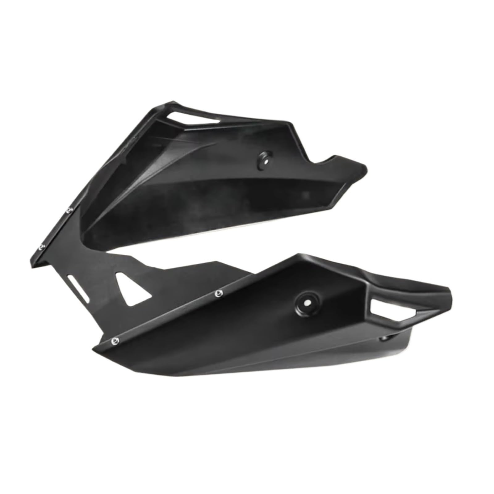 RDEQKIVZ Motorrad Winglets Für CB750 Für Hornet 2023 2024 Bellypan Unteren Motor Chassis Spoiler Verkleidung Schutz Motorrad Zubehör Motorrad Zubehör(Black) von RDEQKIVZ