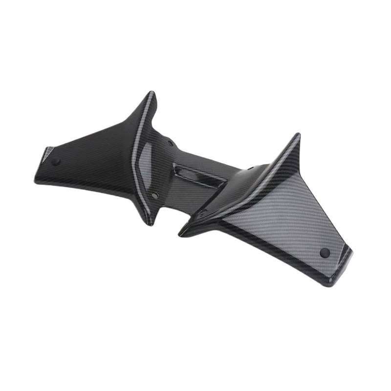 RDEQKIVZ Motorrad Winglets Für CB750 Für Hornet 2023 2024 Motorrad Frontspoiler Für Sport Abtrieb Für Naked Frontal Spoiler Für Windabweiser(Carbon Fiber) von RDEQKIVZ