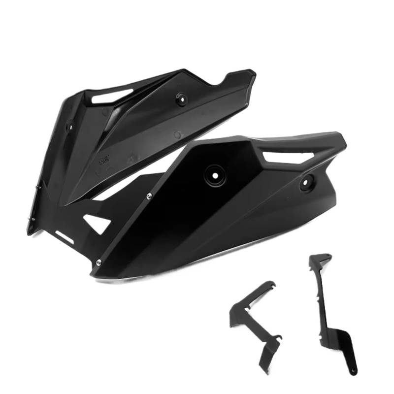 RDEQKIVZ Motorrad Winglets Für CB750 Für Hornet 2023 2024 Motorrad Zubehör Bauch Für Pan Unteren Motor Chassis Spoiler Verkleidung Motorrad Zubehör(Black) von RDEQKIVZ