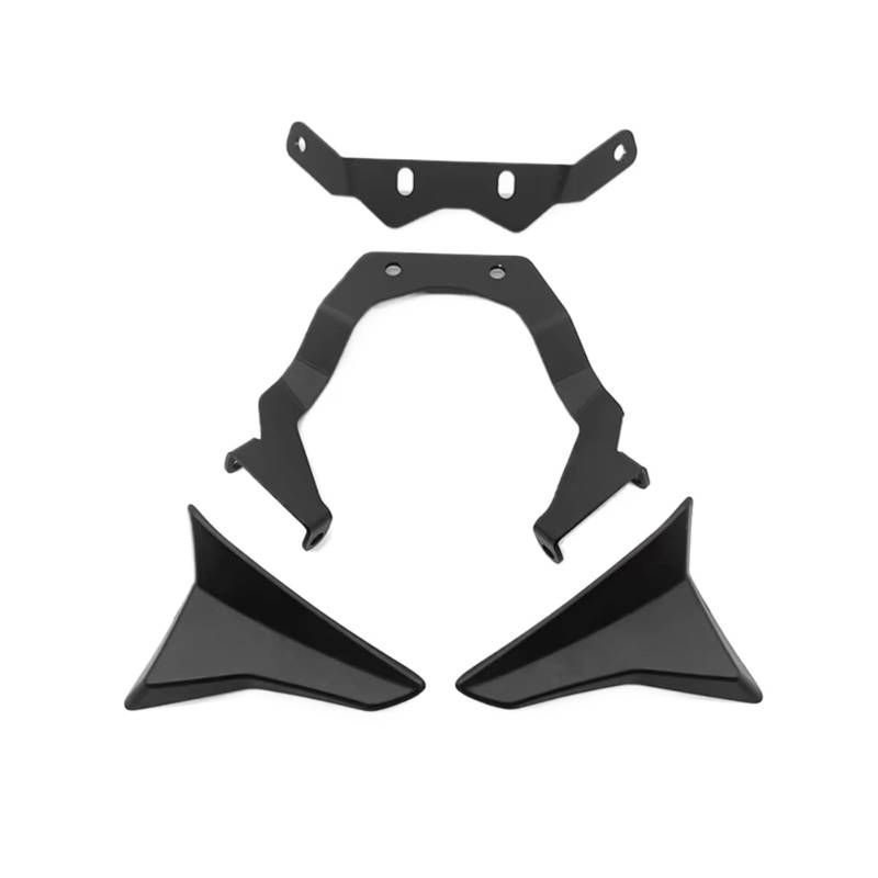 RDEQKIVZ Motorrad Winglets Für CB750 Für Hornet 750 2023-2024 Vorne Für Flügel Fest Für Flügel Spoiler Deflektor Verkleidung Frontal Für Flügel Zubehör(Black) von RDEQKIVZ