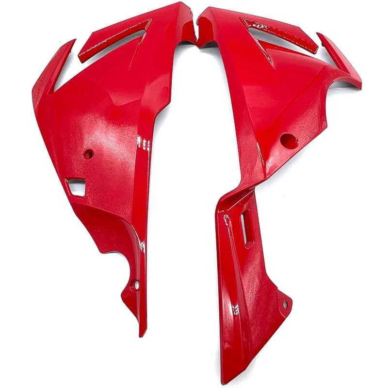 RDEQKIVZ Motorrad Winglets Für CBR500R 2019 2020 2021 2022 Motor Spoiler Bauch Für Pan Untere Seite Panel Verkleidung Motorrad Schutz Schutz Abdeckung(Red) von RDEQKIVZ