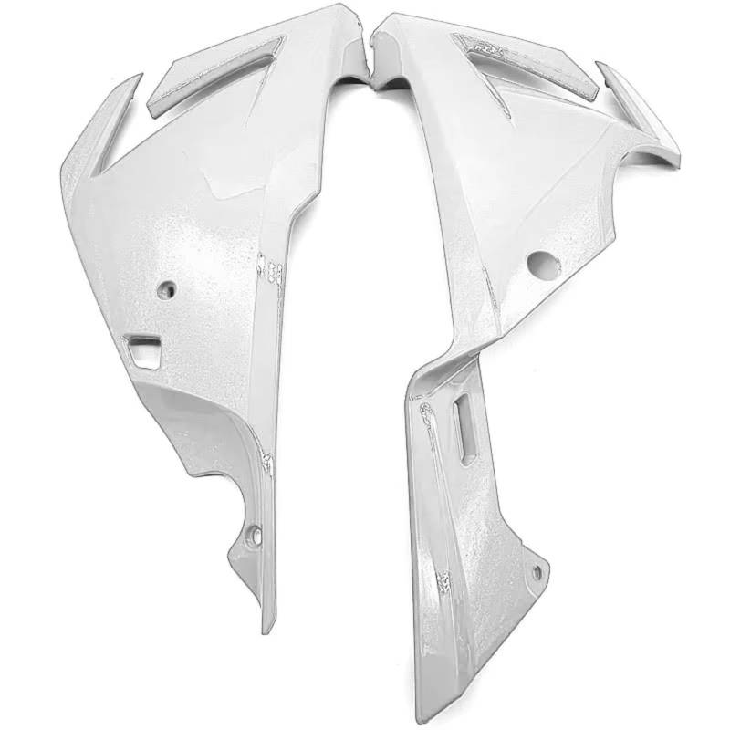 RDEQKIVZ Motorrad Winglets Für CBR500R 2019 2020 2021 2022 Motor Spoiler Bauch Für Pan Untere Seite Panel Verkleidung Motorrad Schutz Schutz Abdeckung(White) von RDEQKIVZ