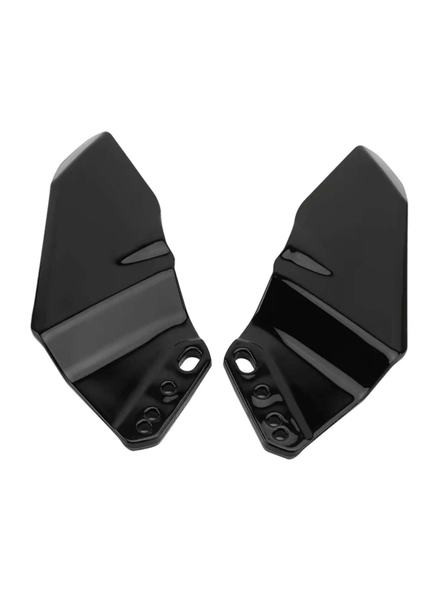 RDEQKIVZ Motorrad Winglets Für CBR600F4i 2001-2006 Für CBR600RR 2003-2020 Für VFR800 Motorrad Zubehör Winglet Aerodynamische Für Flügel Kit Spoiler(Bright Surface) von RDEQKIVZ