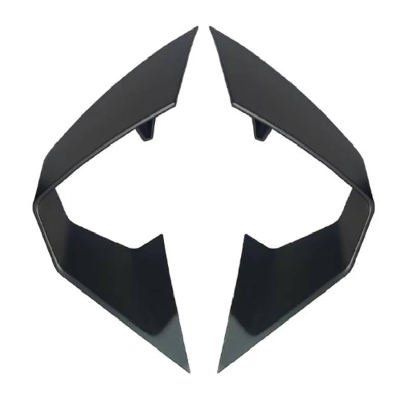 RDEQKIVZ Motorrad Winglets Für CBR650R 2018 2019 2020 2021 2022 Winglet Feste Wind Für Flügel Motorrad Dynamik Deflektor Verkleidung Shell Motorrad Zubehör(Bright Black) von RDEQKIVZ