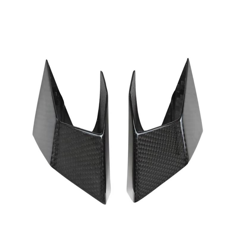 RDEQKIVZ Motorrad Winglets Für CBR650R Für CBR500R 2019 2020 2021 2022 2023 2024 Motorrad Front Verkleidung Winglets Seite Für Flügel Shell Seite Spoiler Abdeckung Schutz(Carbon Fiber Look) von RDEQKIVZ