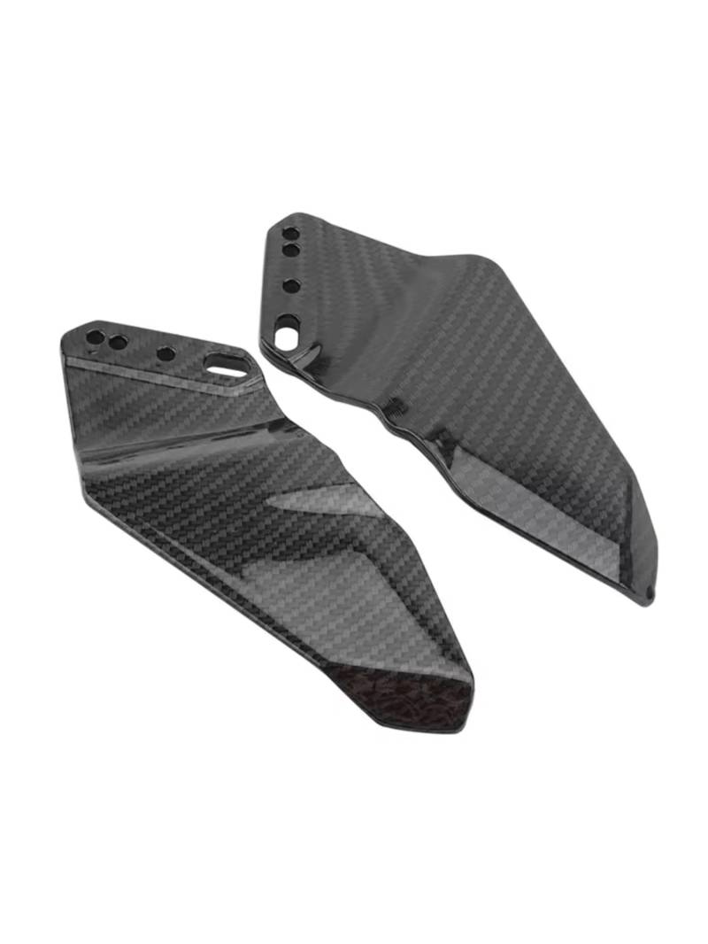 RDEQKIVZ Motorrad Winglets Für CBR900RR 2003-2020 Für VFR1200 Für NSR250 Motorrad Winglet Aerodynamische Für Flügel Kit Spoiler Motorrad Zubehör(Black) von RDEQKIVZ