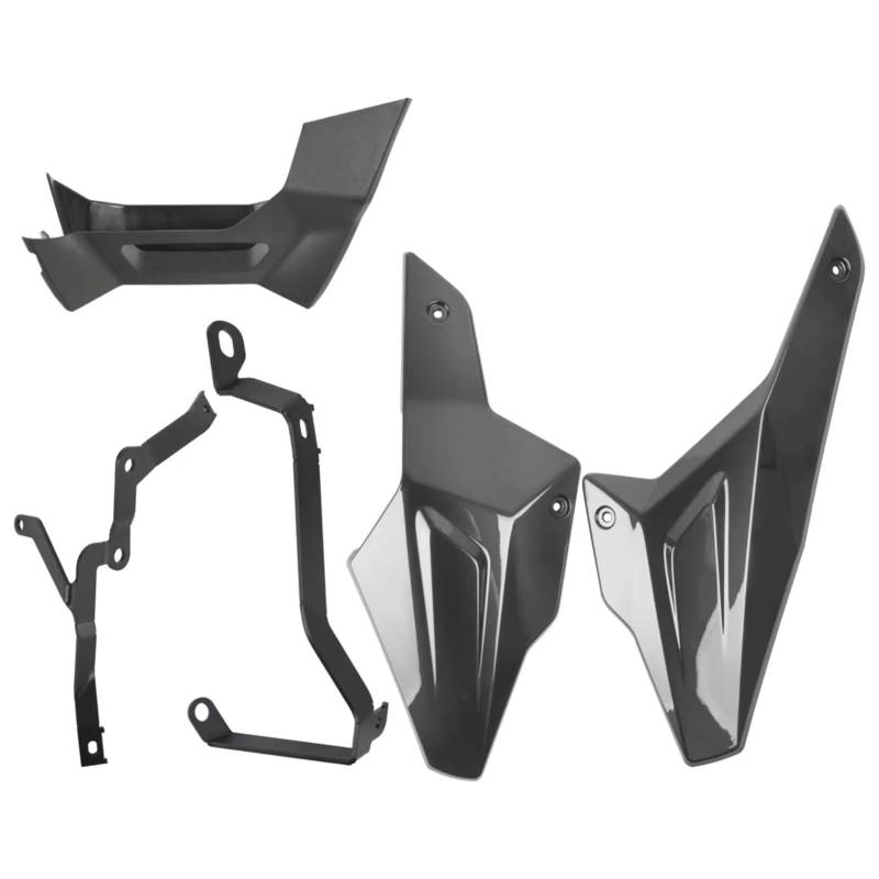 RDEQKIVZ Motorrad Winglets Für F900R Für 900XR 2020 2021 2022 2023 2024 Niedriger Motor Chassis Schutz Skid Platte Spoiler Abdeckung Bauch Für Pan Schutz Motorrad Zubehör(Titanium) von RDEQKIVZ