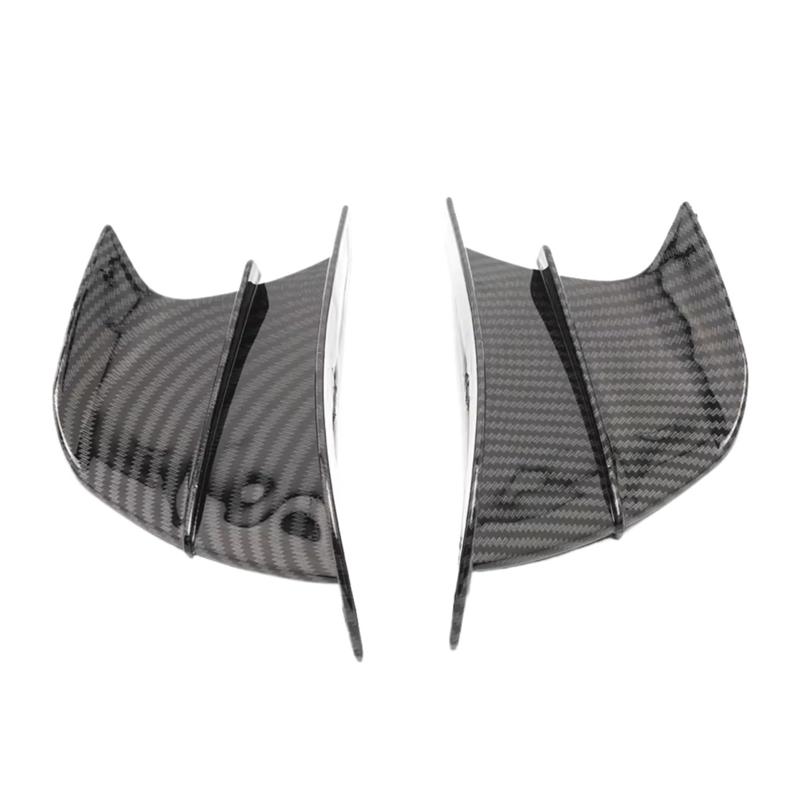 RDEQKIVZ Motorrad Winglets Für K1300r Für K1300gt 1 Paar Motorrad Verkleidung Winglet Aerodynamische Für Flügel Deflektor Spoiler Motorrad Zubehör(Carbon Fibre) von RDEQKIVZ