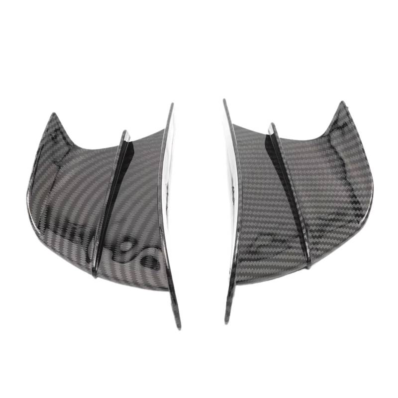 RDEQKIVZ Motorrad Winglets Für K1300r Für K1300gt 1 Paar Motorrad Verkleidung Winglet Aerodynamische Für Flügel Deflektor Spoiler Motorrad Zubehör(Carbon Fibre) von RDEQKIVZ