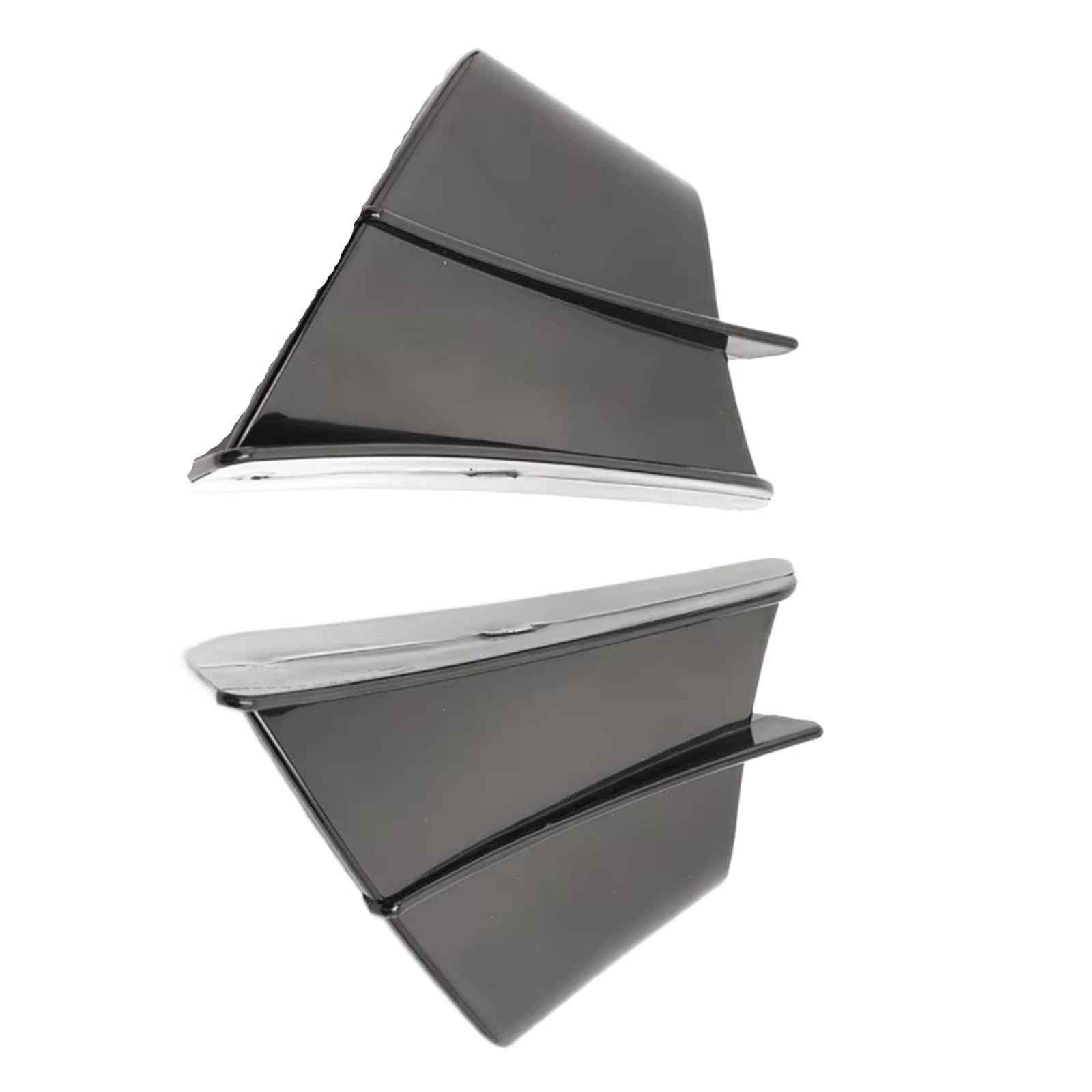 RDEQKIVZ Motorrad Winglets Für Ninja300 Für Ninja400 Für Ninja650 1 Paar Motorrad Verkleidung Winglet Aerodynamische Für Flügel Kit Spoiler Motorrad Zubehör(Black) von RDEQKIVZ