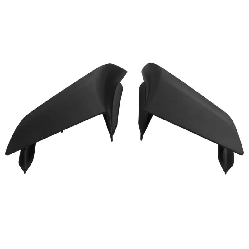 RDEQKIVZ Motorrad Winglets Für Ninja636 Für ZX-6R 2019 2020 2021 2022 Motorrad Feste Wind Für Flügel Aerodynamische Spoiler Winglets Verkleidung Motorrad Zubehör(Matte Black) von RDEQKIVZ