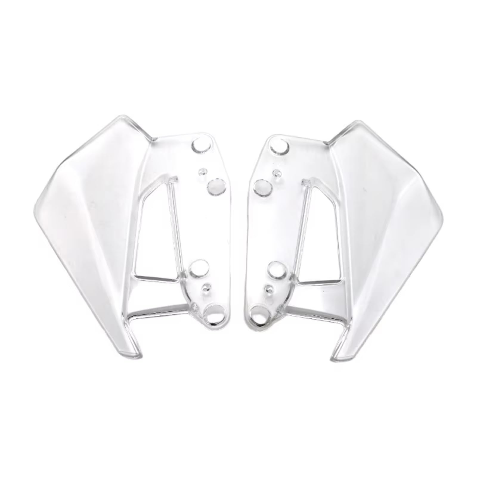 RDEQKIVZ Motorrad Winglets Für R1300Gs Für Abenteuer 2023 2024 Carbon Look Windschutzscheibe Side Wind Defflektor Spoiler Fliegenbildschirm Windschutzscheiben -Motorrad -Zubehör(Transparent) von RDEQKIVZ