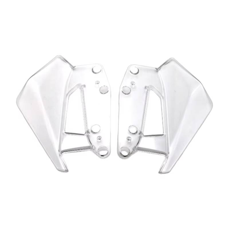 RDEQKIVZ Motorrad Winglets Für R1300Gs Für Abenteuer 2023 2024 Carbon Look Windschutzscheibe Side Wind Defflektor Spoiler Fliegenbildschirm Windschutzscheiben -Motorrad -Zubehör(Transparent) von RDEQKIVZ