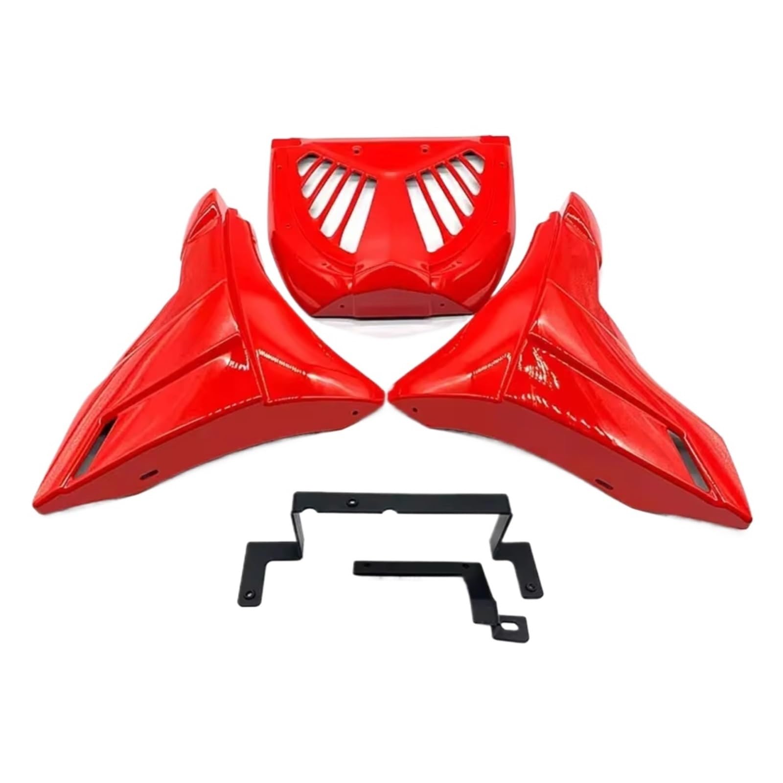RDEQKIVZ Motorrad Winglets Für Rebel Für CMX-500 2017 2018 2019 2020 2021 2022 2023 2024 Bauch Für Pan Unteren Motor Spoiler Verkleidung Wachen Abdeckung Motorrad Bellypan(Red) von RDEQKIVZ