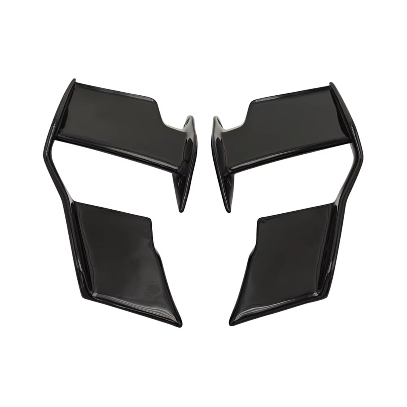 RDEQKIVZ Motorrad Winglets Für S1000R Für M1000R 2021 2022 2023 Motorrad Verkleidung Vorne Aerodynamische Spoiler Winglet Motorrad Ersatzteile(Matte Black) von RDEQKIVZ
