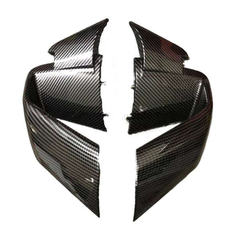 RDEQKIVZ Motorrad Winglets Für S1000RR 2019 2020 2021 2022 Für M1000RR 2021 Motorrad Seite Spoiler Motorrad Teile Verkleidung Deflektor Für Flügel Winglet(Carbon Fiber Texture) von RDEQKIVZ