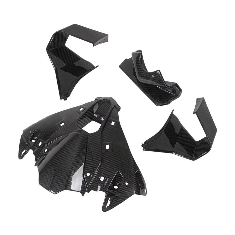 RDEQKIVZ Motorrad Winglets Für S1000RR 2019 2020 2021 2022 Motorrad Carbon Fiber Front Spoiler Feste Wind Winglets Kit Seite Für Flügel Abdeckung Zubehör von RDEQKIVZ
