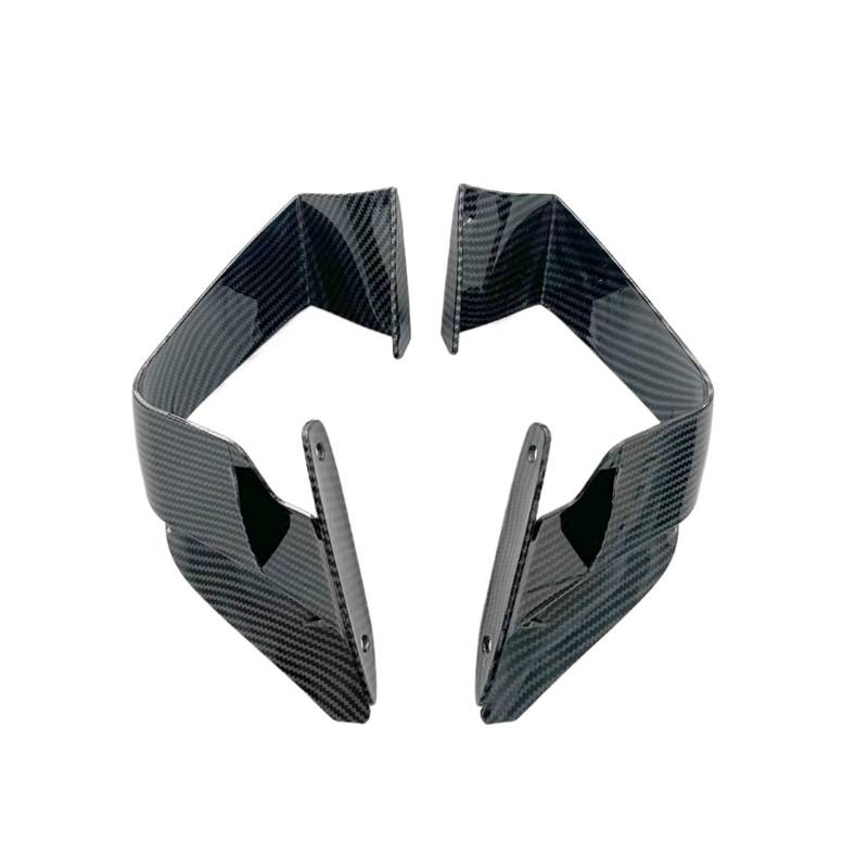 RDEQKIVZ Motorrad Winglets Für S1000RR 2019 2020 2021 2022 Motorrad Verkleidung Seite Wingletkit Winglet Aerodynamische Für Flügel Deflektor Spoiler Motorrad Zubehör(Carbon Fiber) von RDEQKIVZ
