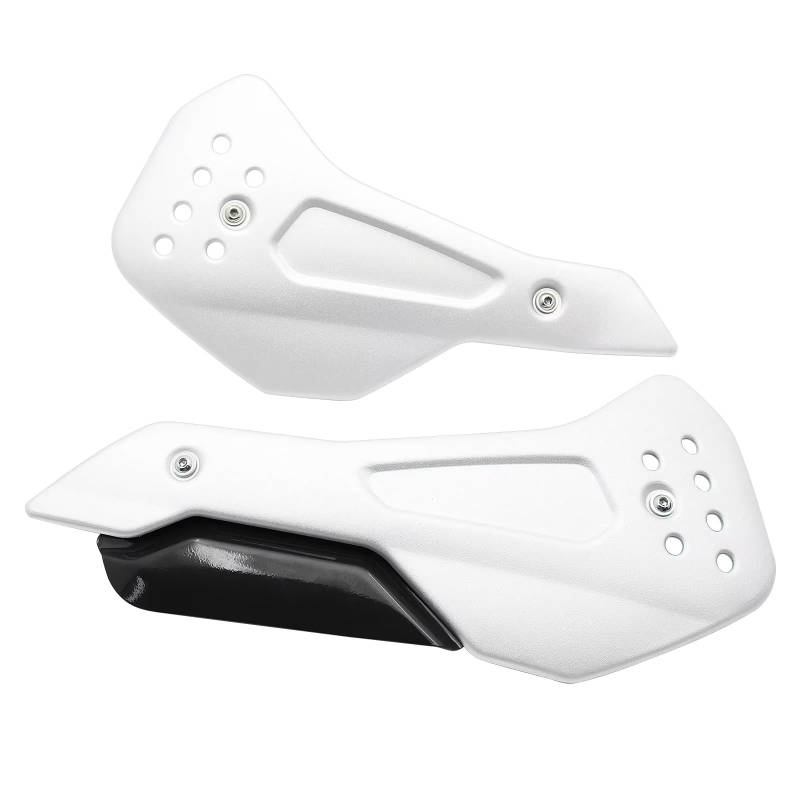 RDEQKIVZ Motorrad Winglets Für Trident 660 2021 2022 2023 Bauch Für Pan Lower Motor Spoiler Cowling Motorrad Motorrad Ersatz TeileZubehör(Silver and Black) von RDEQKIVZ