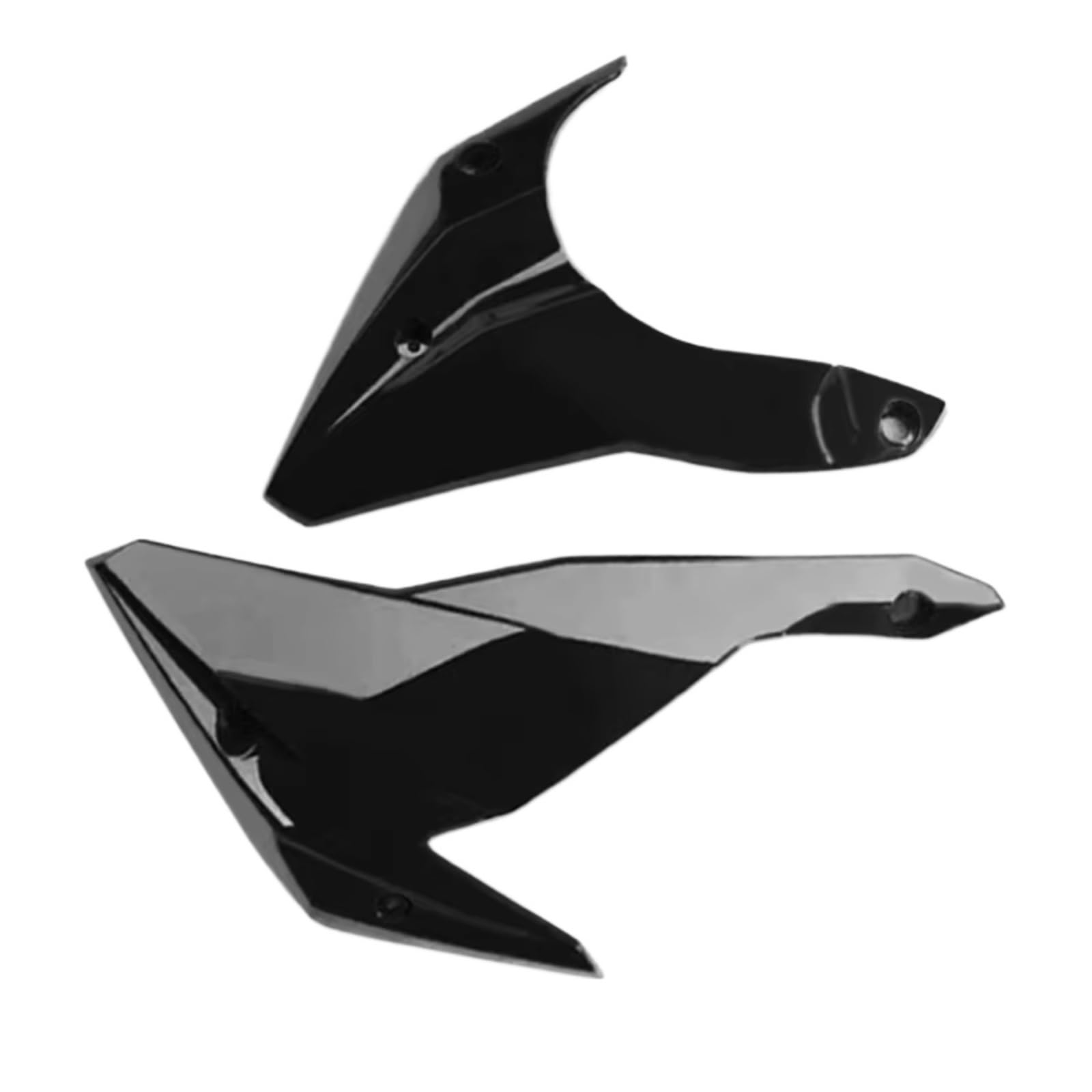 RDEQKIVZ Motorrad Winglets Für Z400 2018 2019 2020 2021 2022 2023 Motorrad Bellypan Unteren Motor Spoiler Cowling Schutz Verkleidung Motorrad Zubehör(Gloss Black) von RDEQKIVZ