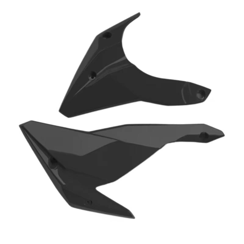 RDEQKIVZ Motorrad Winglets Für Z400 2018 2019 2020 2021 2022 2023 Motorrad Bellypan Unteren Motor Spoiler Cowling Schutz Verkleidung Motorrad Zubehör(Matte Black) von RDEQKIVZ