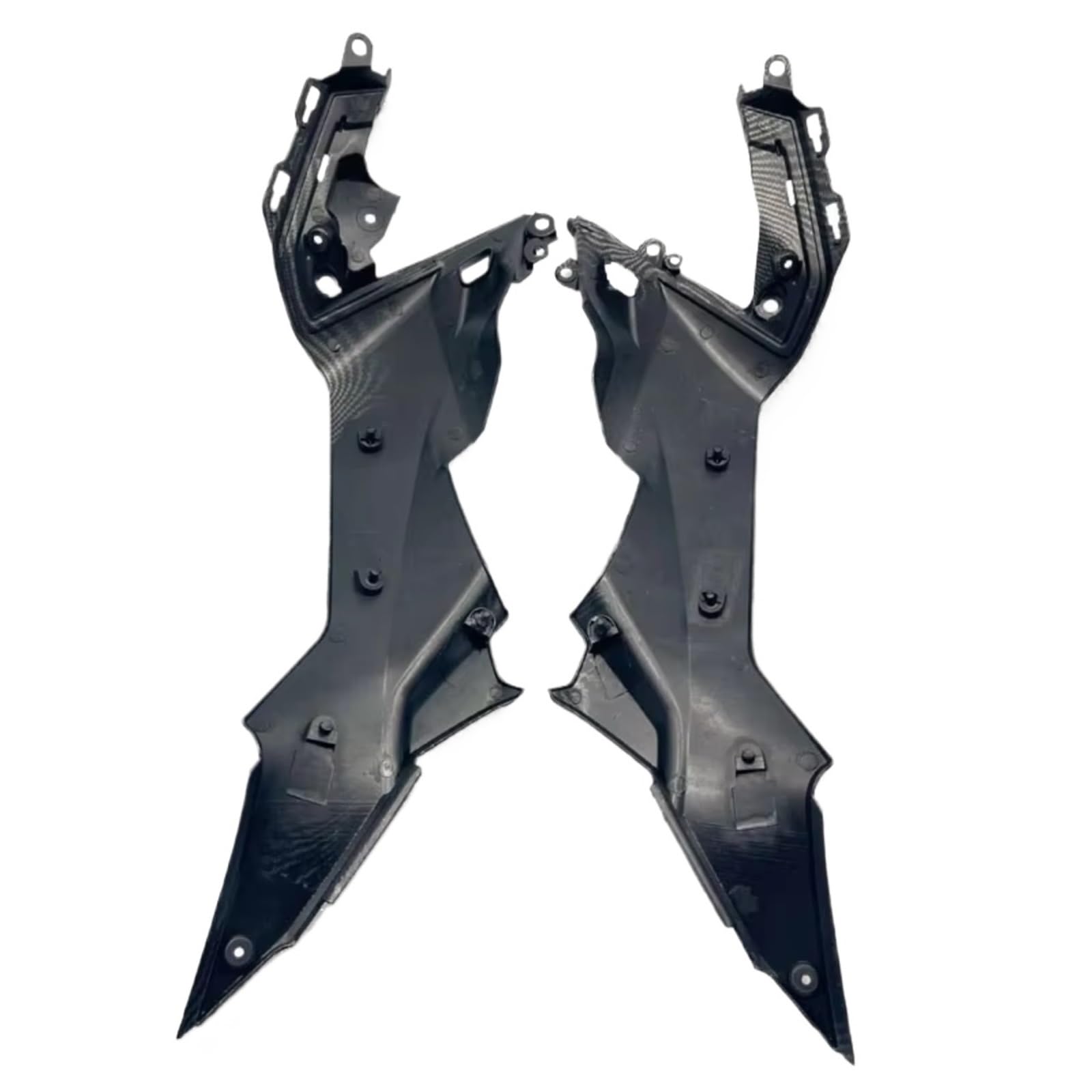 RDEQKIVZ Motorrad Winglets Für Z650 2017 2018 2019 2020 2021 2022 2023 Motorrad Kraftstoff Tank Seite Rahmen Mittlere Abdeckung Panel Verkleidung Spoiler Schutz(Unpainted) von RDEQKIVZ