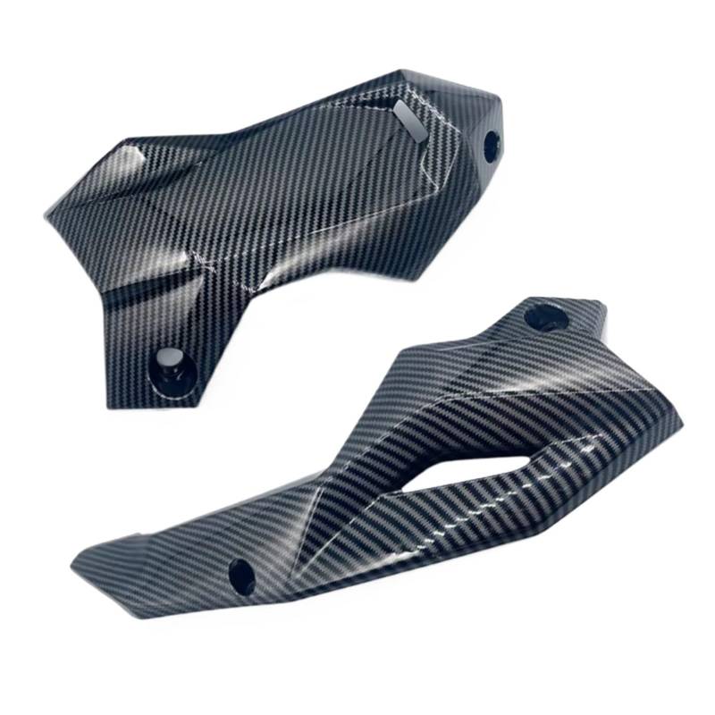 RDEQKIVZ Motorrad Winglets Für Z900 2020 2021 2022 2023 2024 Bauch Für Pan Lower Motor Spoiler Verkleidung Motorrad Panel Rahmen Schutz Abdeckung Gugel Motorrad Zubehör(Carbon Look) von RDEQKIVZ