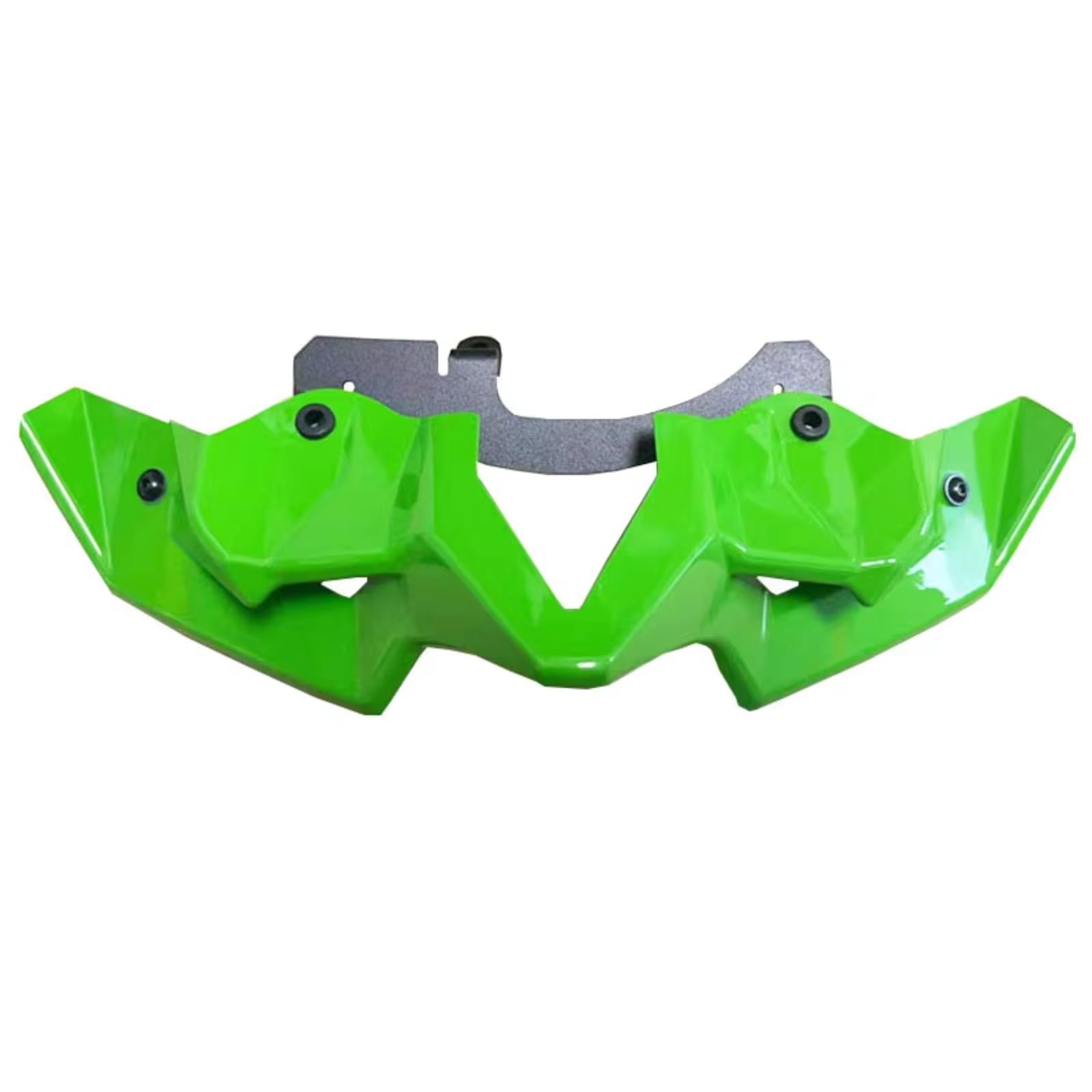 RDEQKIVZ Motorrad Winglets Für Z900 2020 2021 2022 2023 2024 Motorrad Für Nackt Front Spoiler Winglet Aerodynamische Für Flügel Kit Spoiler Motorrad Zubehör(Green) von RDEQKIVZ