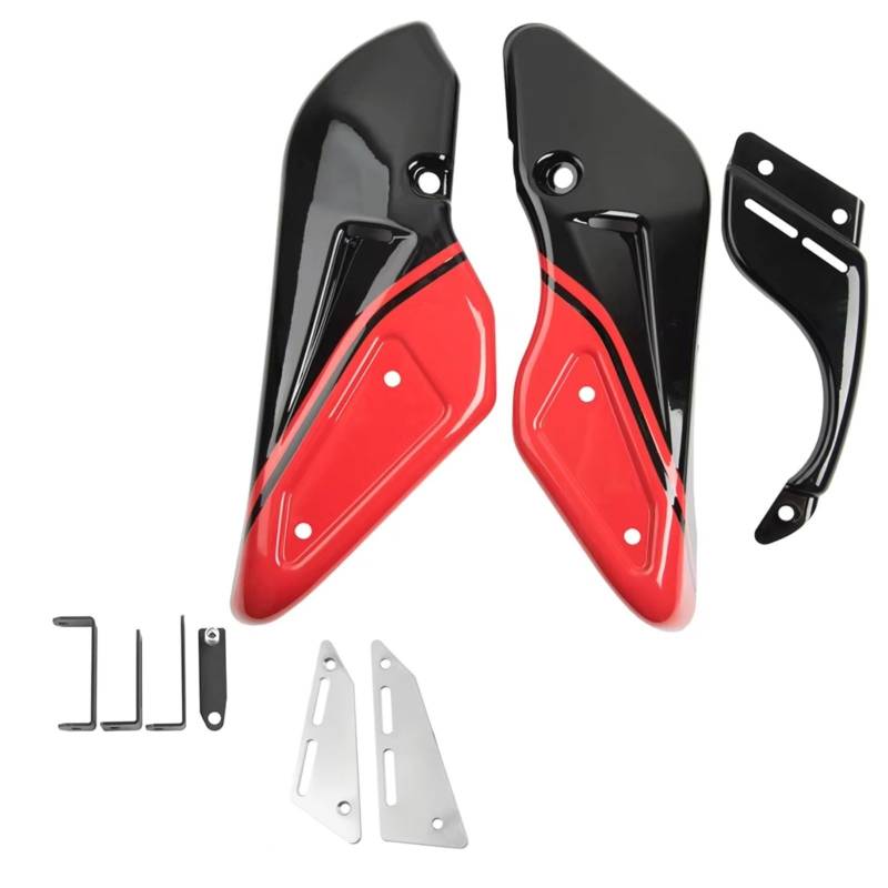 RDEQKIVZ Motorrad Winglets Für Z900RS SE Für Cafe ABS 2018 2019 2020 2021 2022 2023 2024 Motorrad Panel Rahmen Abdeckung Teile Bauch Für Pan Lower Motor Spoiler Verkleidung(Red) von RDEQKIVZ