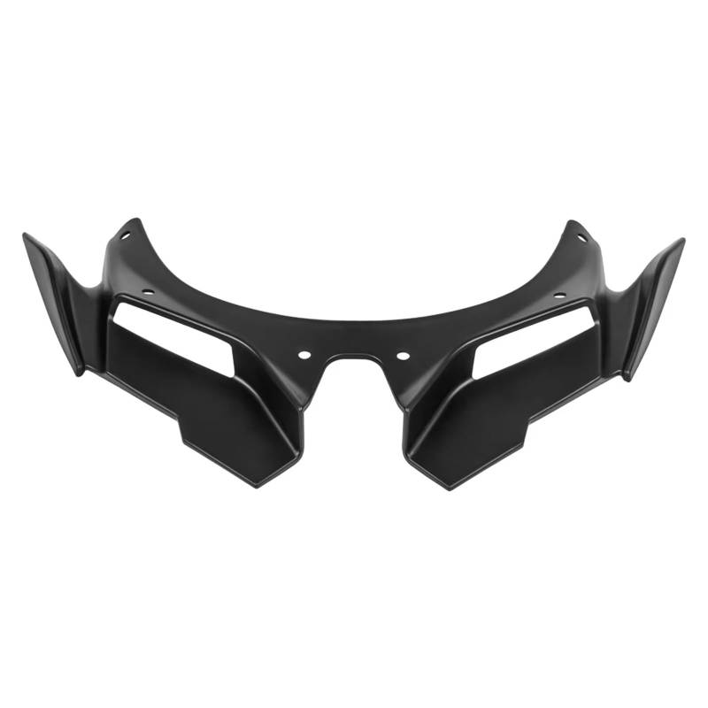 RDEQKIVZ Motorrad Winglets Für ZX4R Für ZX25R Für Ninja400 2021 2022 2023 Motorrad Front Verkleidung Aerodynamische Winglet Für Flügel Spoiler Abdeckung Schutz Front Fender(Matte Black) von RDEQKIVZ