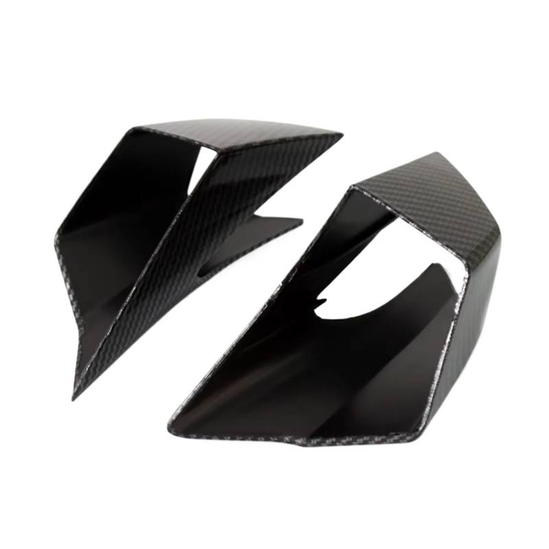 RDEQKIVZ Motorrad Winglets Kompatibel Mit Aprilia Für GPR250R/150R Motorradverkleidungs-Winglets Seitlich Für Flügelschutzabdeckungs-Kit Spoiler Motorradzubehör(Carbon Fiber) von RDEQKIVZ