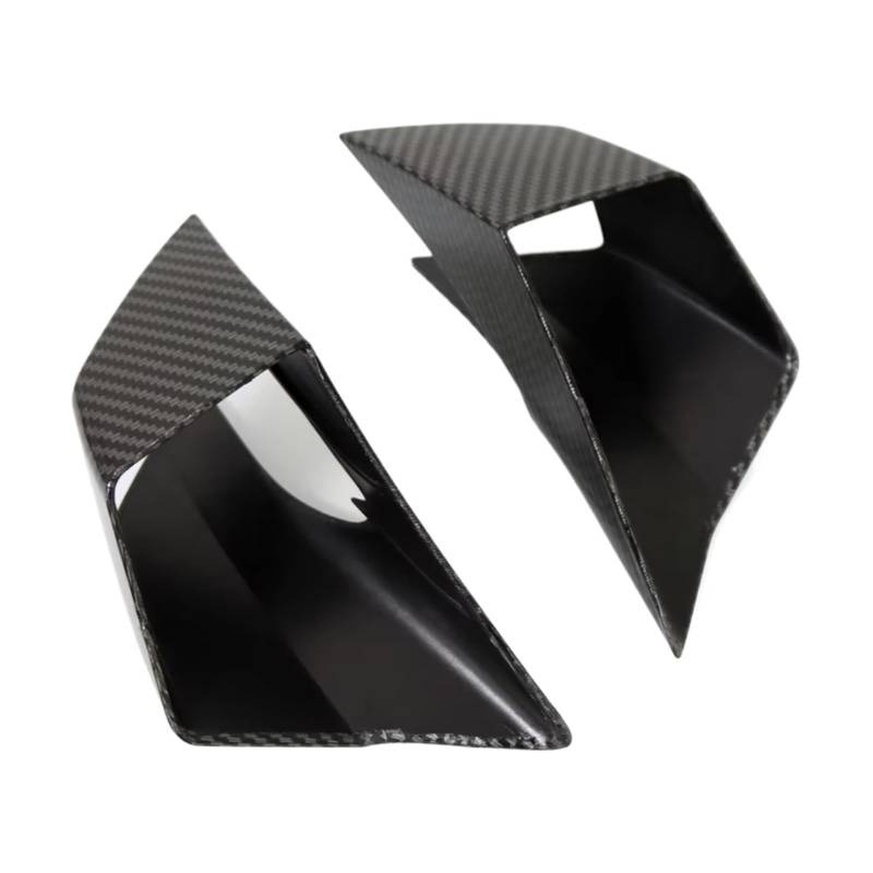 RDEQKIVZ Motorrad Winglets Kompatibel Mit Aprilia Für GPR250R Für GPR150R Motorradverkleidung Winglets Seite Für Flügelschutzabdeckung Kit Spoiler Motorradzubehör(Carbon Fiber) von RDEQKIVZ
