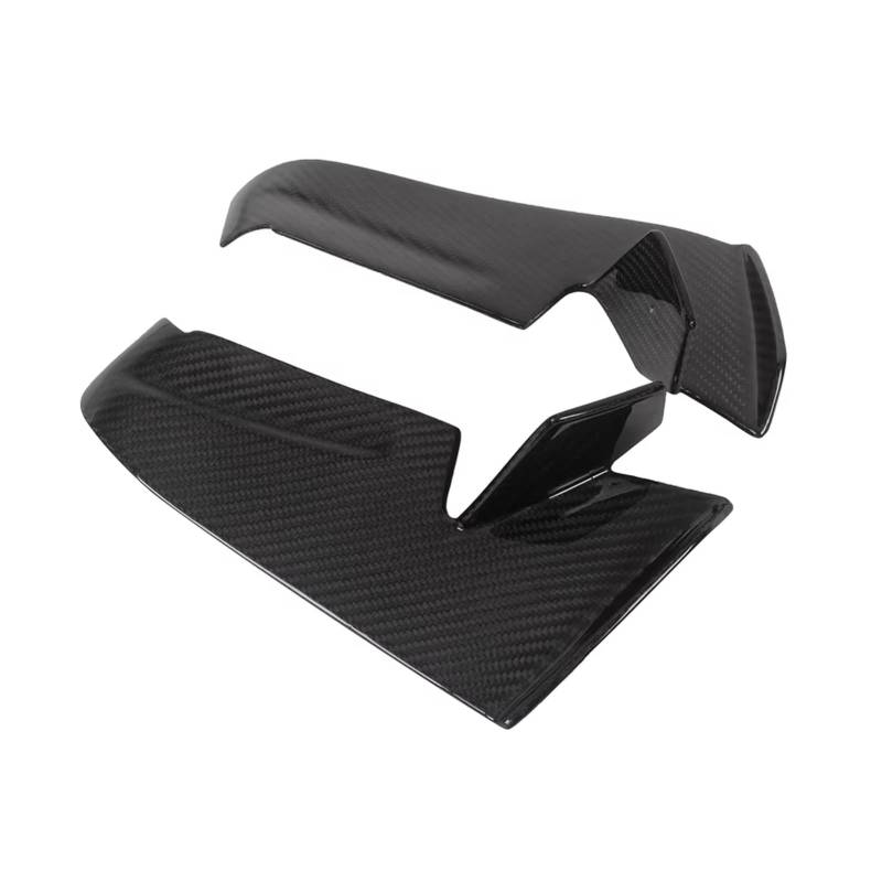 RDEQKIVZ Motorrad Winglets Kompatibel Mit Aprilia Für RS660 2020 2021 Wind-Luftabweiser Winglet-Kit Kohlefaser-Motorrad-Spoiler Für Flügel-Motorrad-Zubehör von RDEQKIVZ