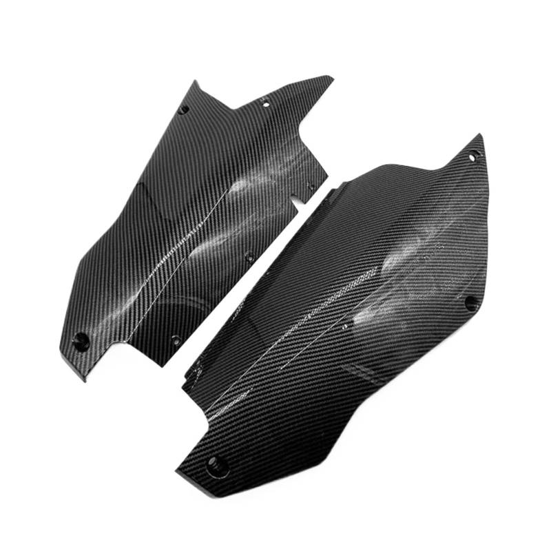 RDEQKIVZ Motorrad Winglets Kompatibel Mit Aprilia Für RS660 2020 2023 2022 2023 Motorrad-Bauchspoiler Motorspoiler Untere Verkleidung Karosserie-Rahmen Zubehör(Carbon Fiber Look) von RDEQKIVZ